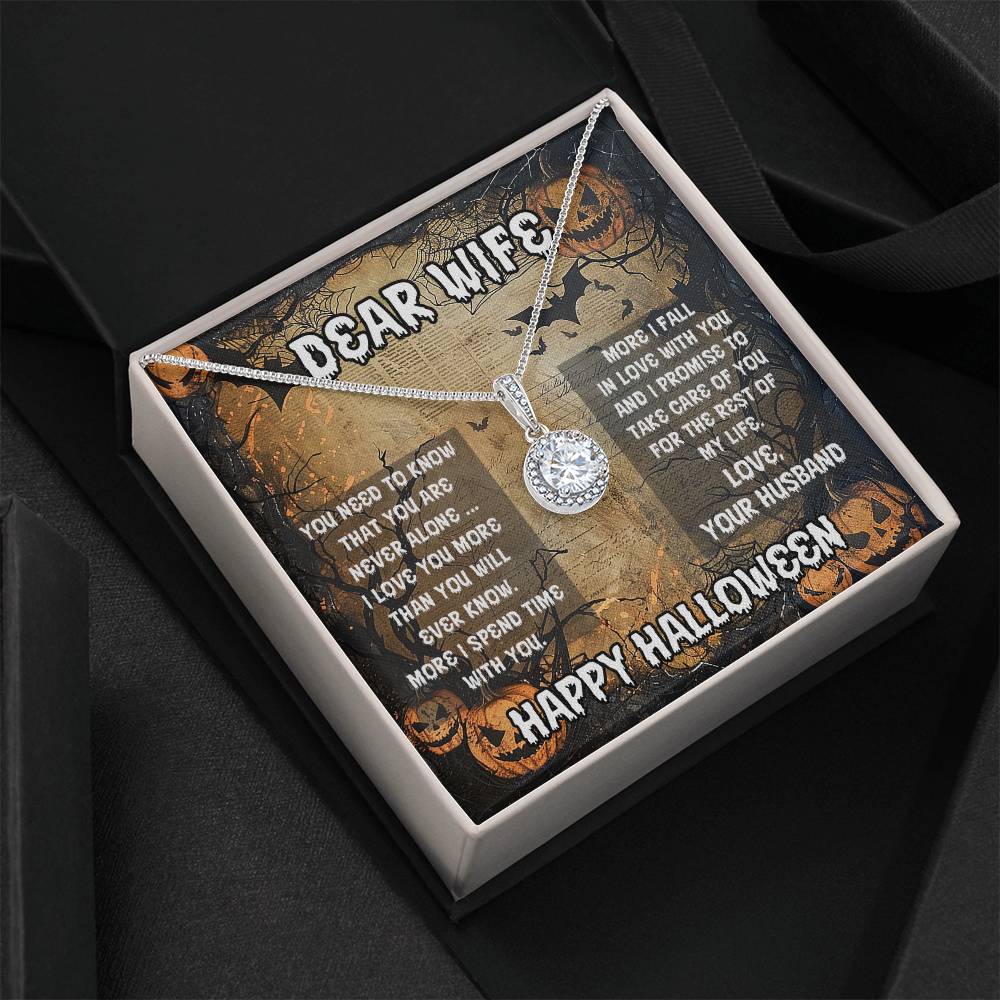 Dear Wife - Best Halloween Gift - Eternal Hope Necklace