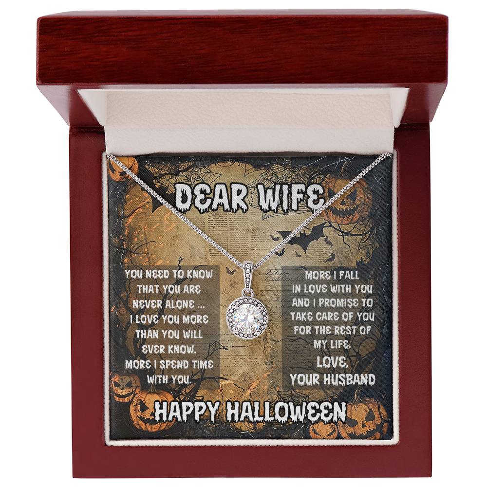 Dear Wife - Best Halloween Gift - Eternal Hope Necklace