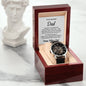 Father's Day Special Gift - Happy Father's Day - Men's Openwork Watch