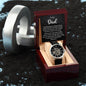 Father's Day Special Gift - Happy Father's Day - Men's Openwork Watch