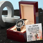 To My Husband - Best Anniversary Gift - Men's Openwork Watch