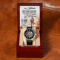 To My Husband - Best Anniversary Gift - Men's Openwork Watch