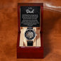 Father's Day Special Gift - Happy Father's Day - Men's Openwork Watch