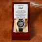 Father's Day Special Gift - Happy Father's Day - Men's Openwork Watch