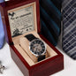 To My Grandson - Best Halloween Gift - Openwork Watch