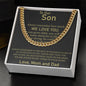 To Our Son - Cuban Link Chain