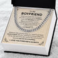 To My Boyfriend - Valentines gift - Cuban Link Chain