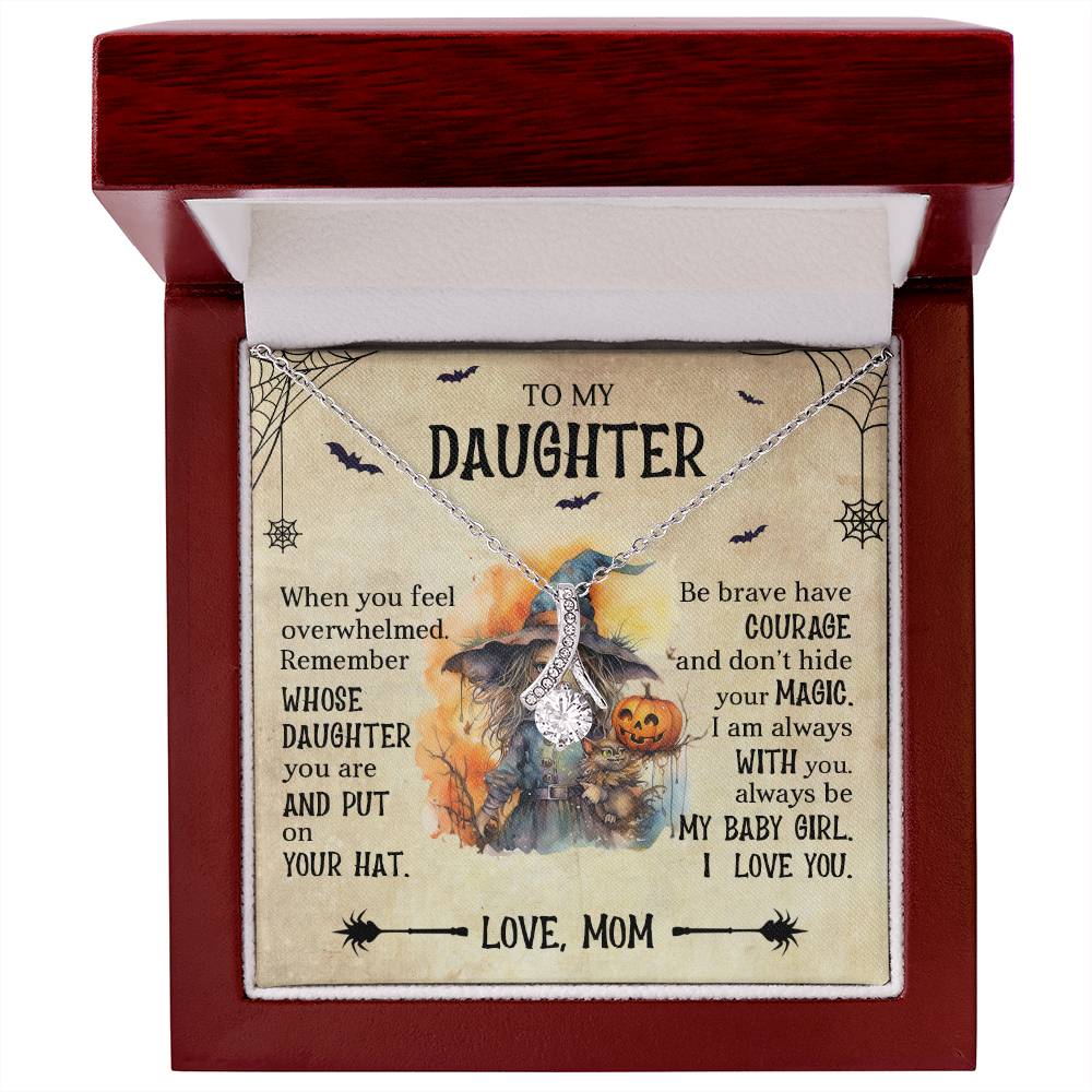 To My Daughter - Best Halloween Gift - Alluring Beauty Necklace