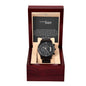 To My Son - Black Chronograph Watch