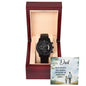 Father's Day Special Gift - Happy Father's Day - Black Chronograph Watch