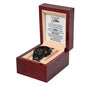 Father's Day Special Gift - Happy Father's Day - Black Chronograph Watch