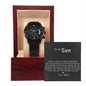 To My Son - Black Chronograph Watch