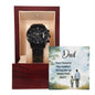 Father's Day Special Gift - Happy Father's Day - Black Chronograph Watch