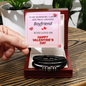 To My Boyfriend - Best Gift For Valentine's Day - Love You Forever Bracelet