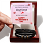 To My Boyfriend - Best Gift For Valentine's Day - Love You Forever Bracelet