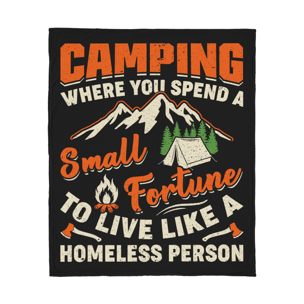 New Camping Blanket - Jersey Fleece Blanket