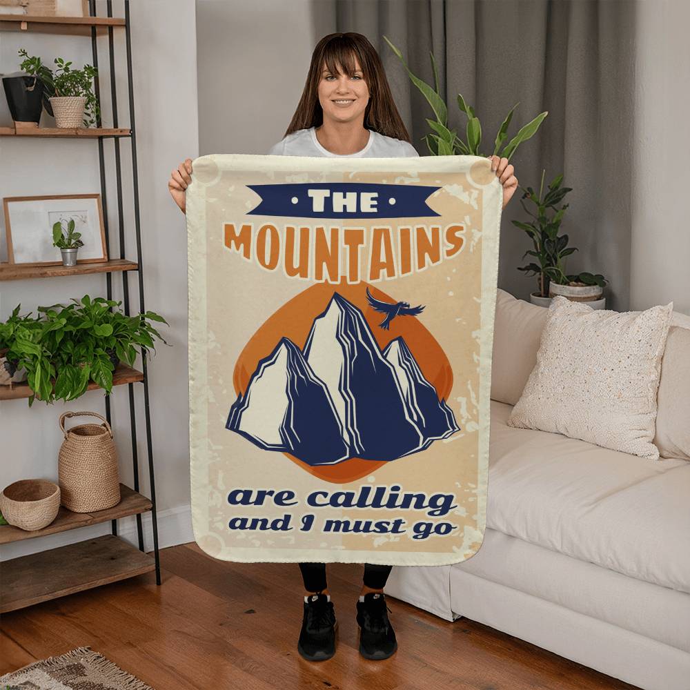 New Camping Blanket - Sherpa Fleece Blanket
