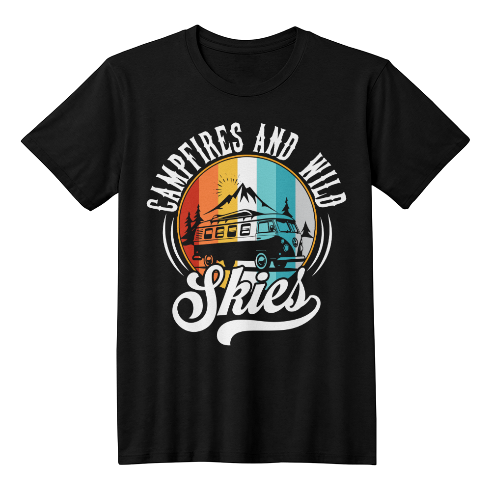 Campfires and wild skies - T-Shirt
