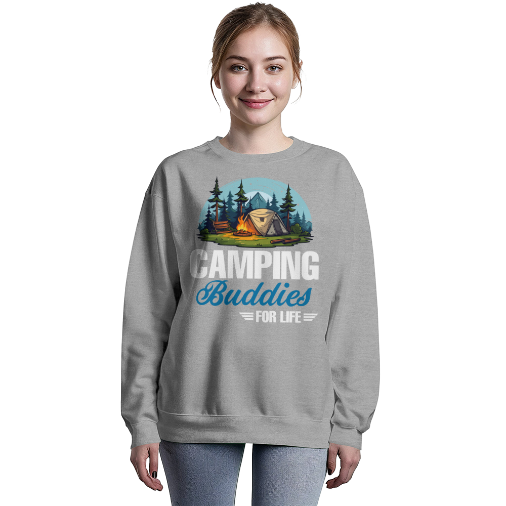 Camping Buddies for Life - Crewneck Sweatshirt