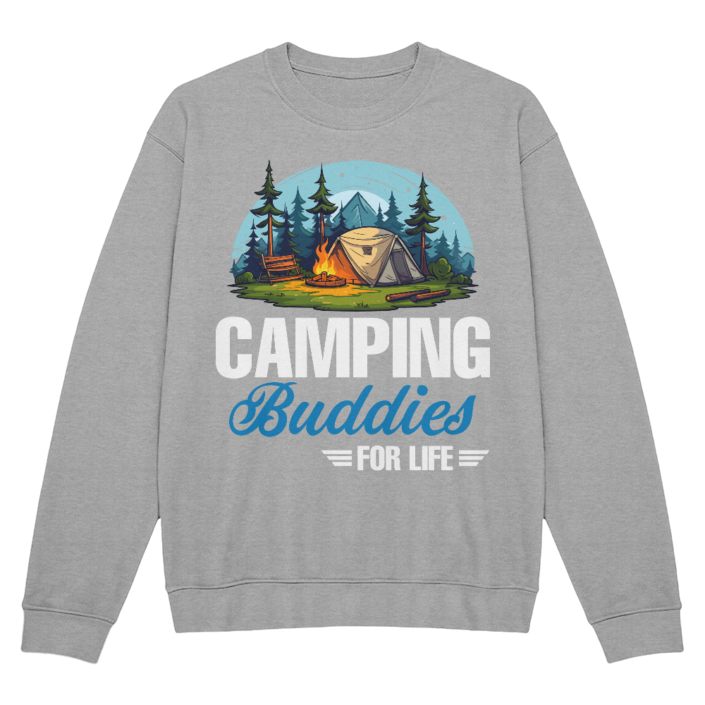 Camping Buddies for Life - Crewneck Sweatshirt