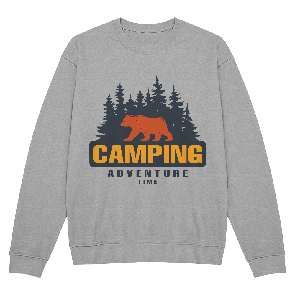 Camping Adventure Time - Crewneck Sweatshirt
