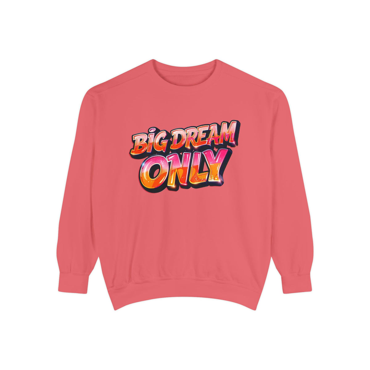 Big Dream Only Sweatshirt — Retro Graphic Crewneck for Dreamers
