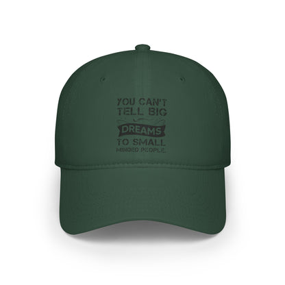 Low Profile Baseball Cap , motivation ,inspiration
