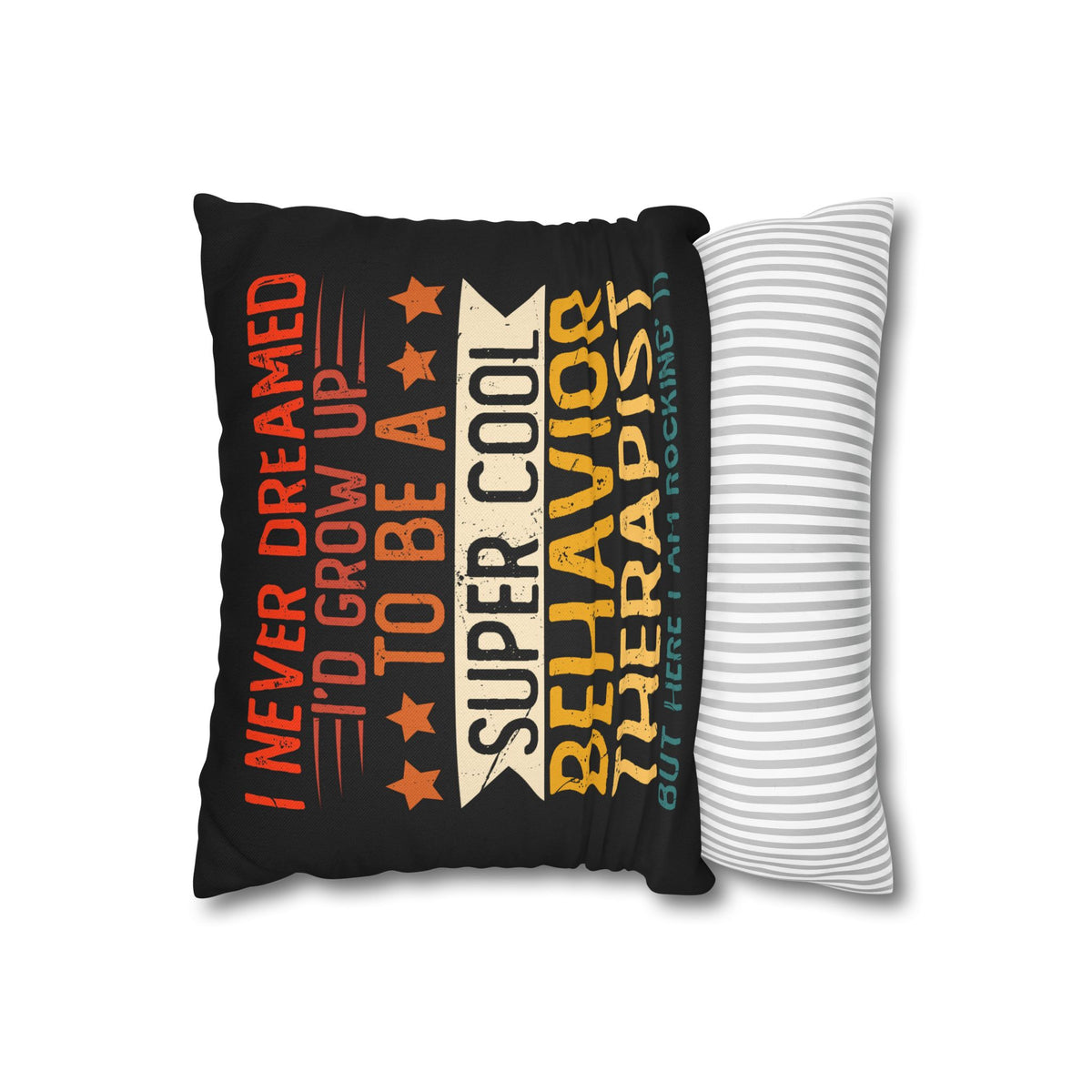 Spun Polyester Square Pillowcase