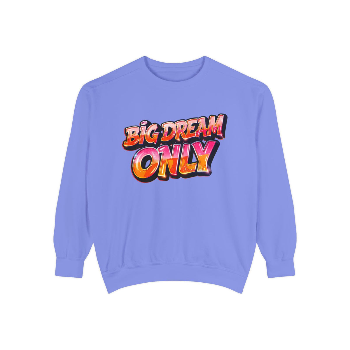Big Dream Only Sweatshirt — Retro Graphic Crewneck for Dreamers