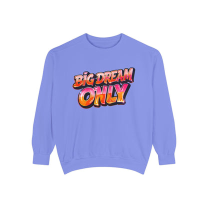 Big Dream Only Sweatshirt — Retro Graphic Crewneck for Dreamers