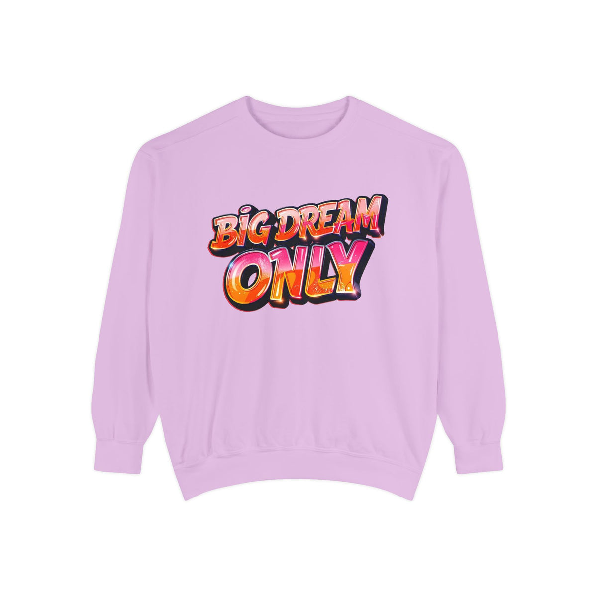 Big Dream Only Sweatshirt — Retro Graphic Crewneck for Dreamers
