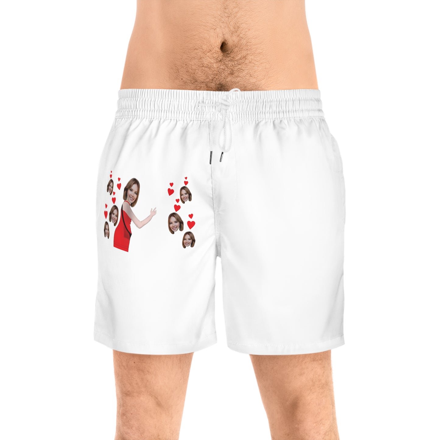 Men's Mid-Length Swim Shorts (AOP)