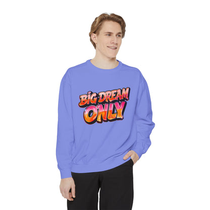Big Dream Only Sweatshirt — Retro Graphic Crewneck for Dreamers