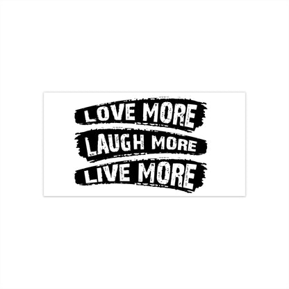 Love More - Car Bumper Stickers - Car Accessories