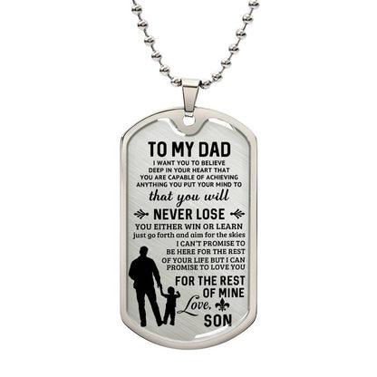 Father's Day Special Gift - Happy Father's Day - Dog Tag