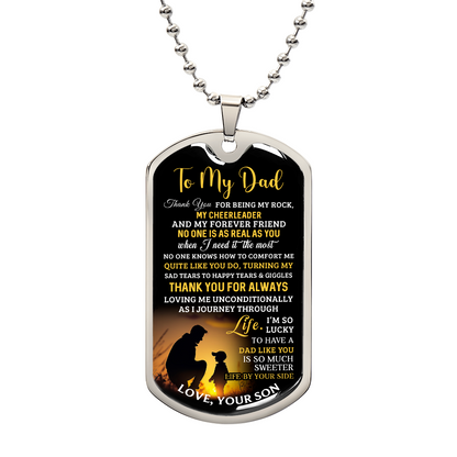 Father's Day Special Gift - Happy Father's Day - Dog Tag