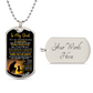 Father's Day Special Gift - Happy Father's Day - Dog Tag