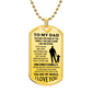 Father's Day Special Gift - Happy Father's Day - Dog Tag