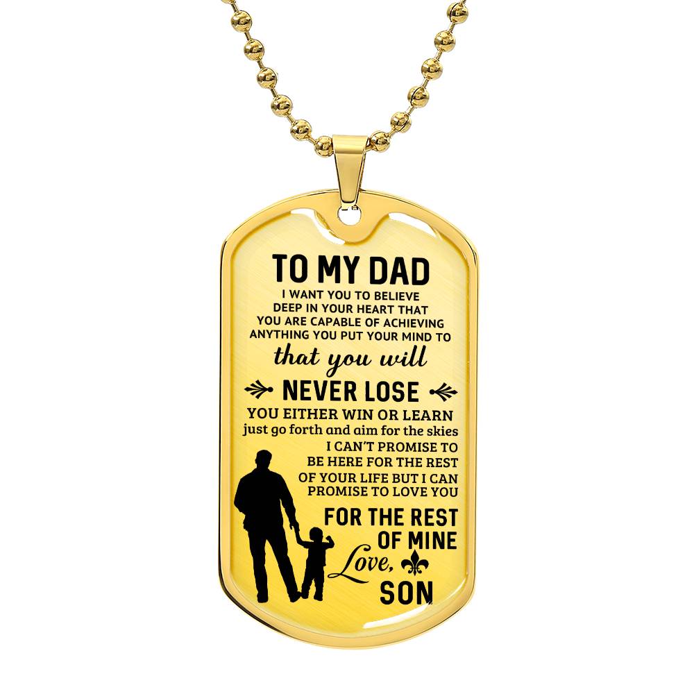 Father's Day Special Gift - Happy Father's Day - Dog Tag