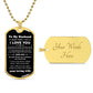 To My Husband - Valentines gift - Dog Tag