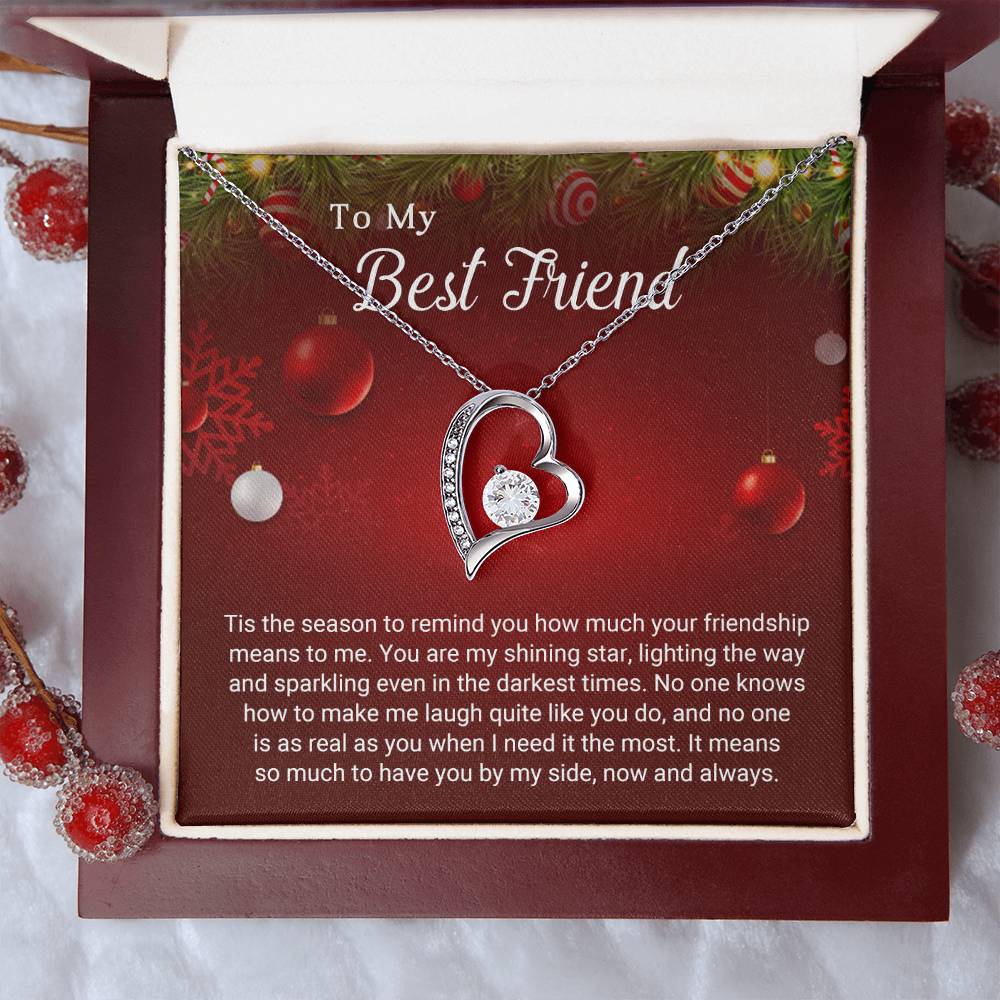 Best Friend - Sparkling - Christmas gift - Forever Love Necklace