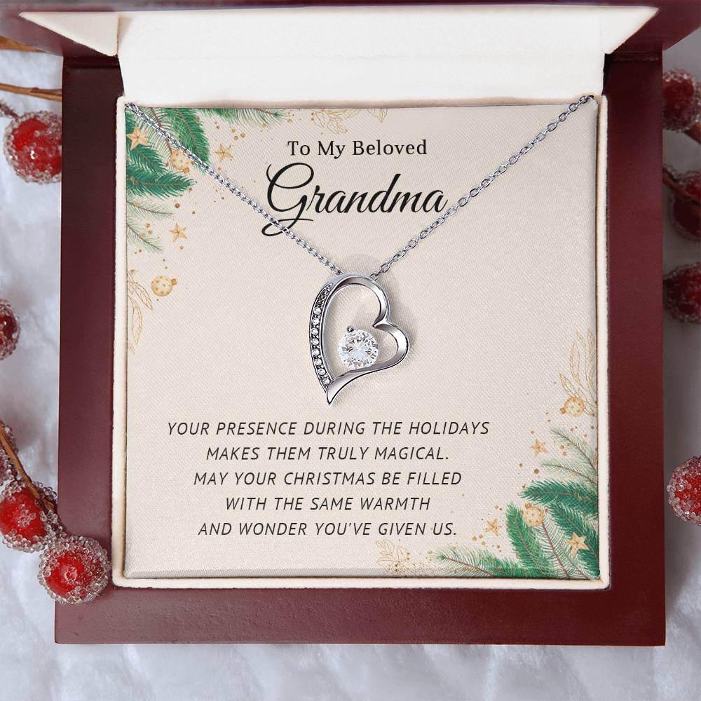 Grandma - Truly Magical - Christmas Gift - Forever Love Necklace