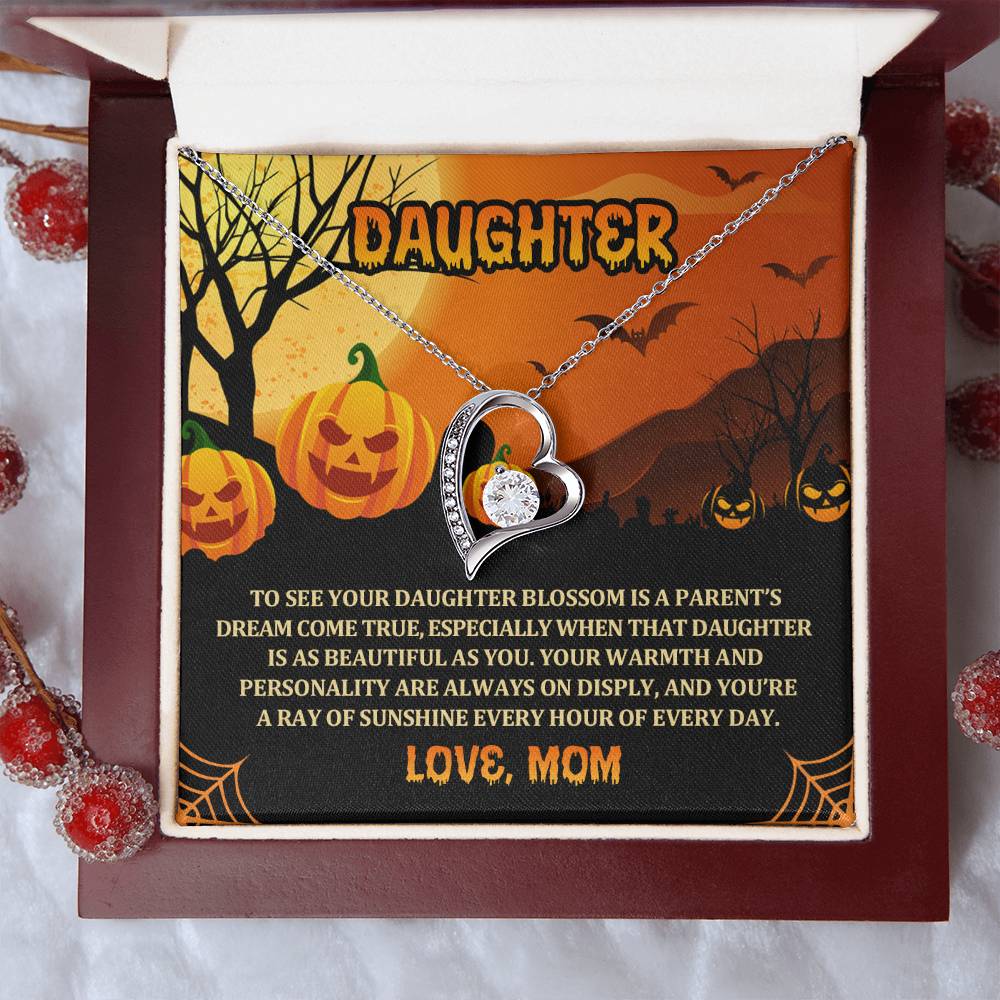 Daughter - Best Halloween Gift - Forever Love Necklace