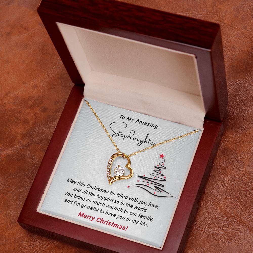 Stepdaughter - Filled with Love - Christmas gift - Forever Love Necklace