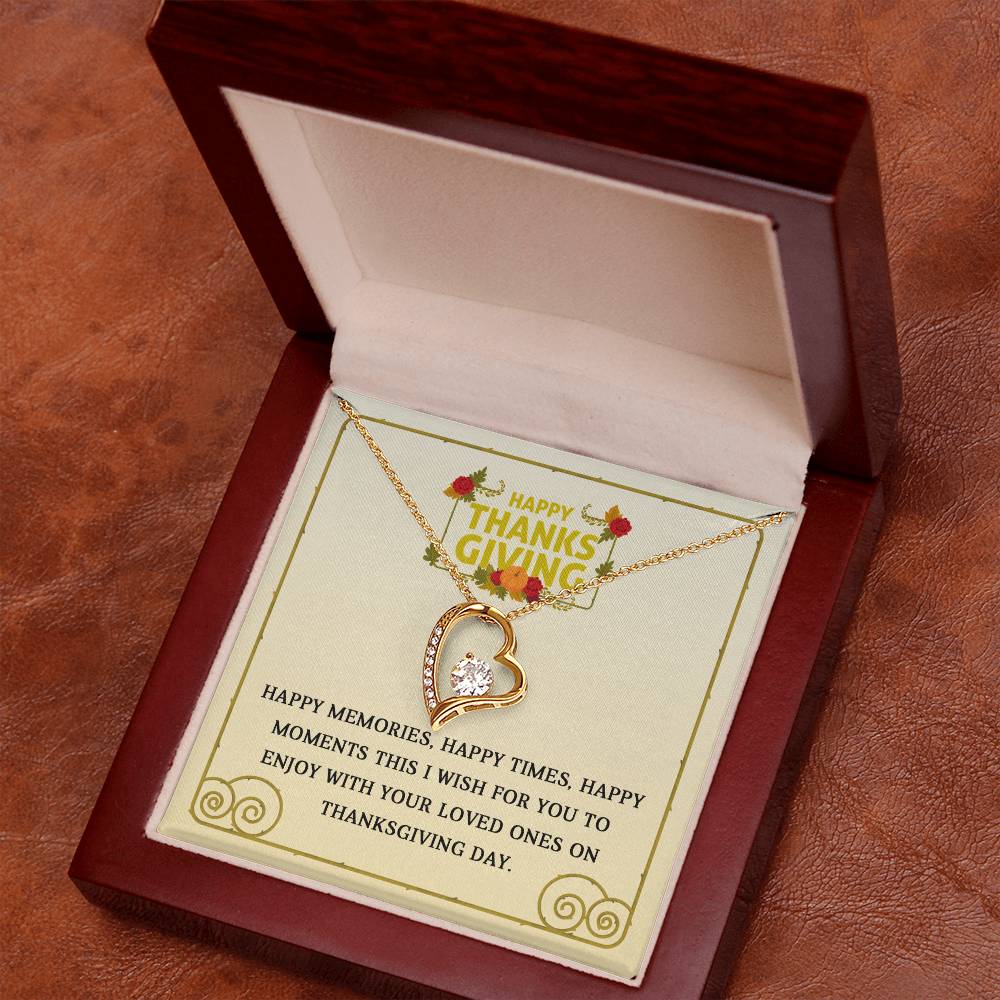 Perfect Thanksgiving Gift - Forever Love Necklace