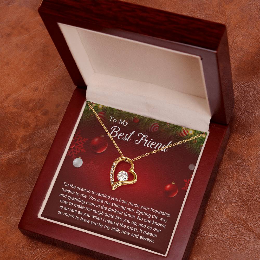 Best Friend - Sparkling - Christmas gift - Forever Love Necklace