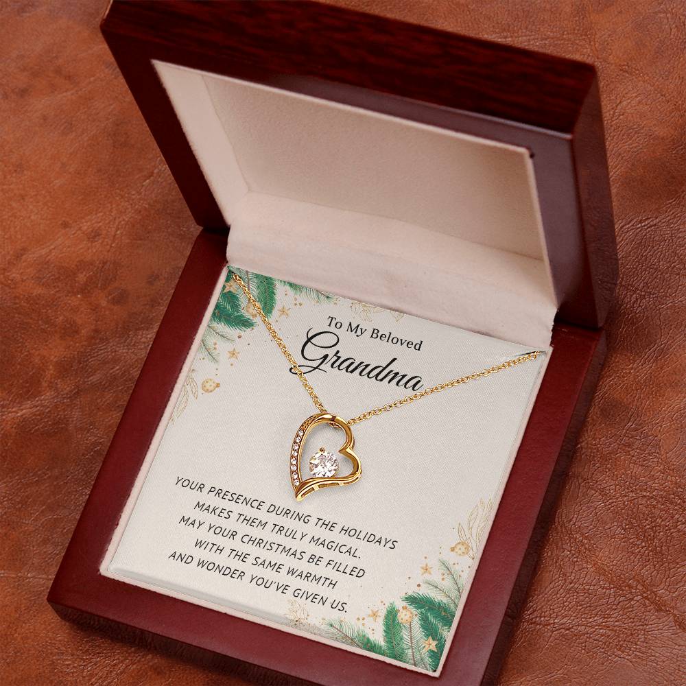 Grandma - Truly Magical - Christmas Gift - Forever Love Necklace