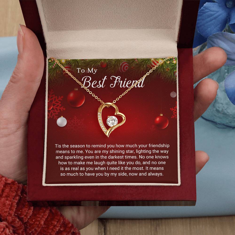 Best Friend - Sparkling - Christmas gift - Forever Love Necklace