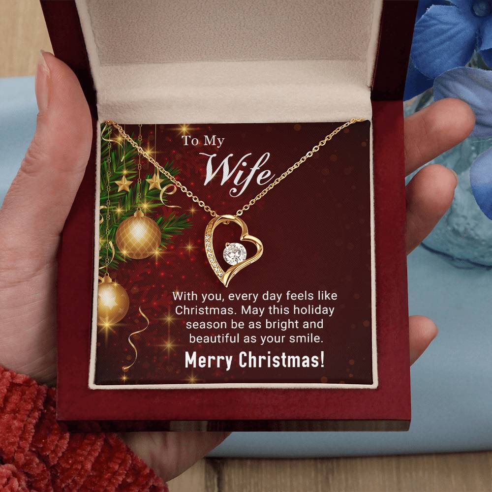 Wife - Every day - Christmas gift - Forever Love Necklace