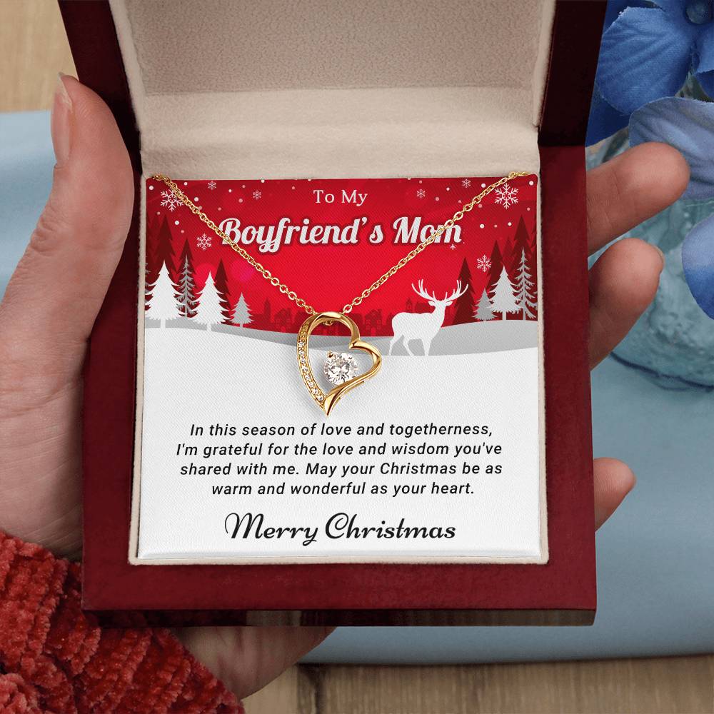 Boyfriend's Mom - Togetherness - Christmas Gift - Forever Love Necklace